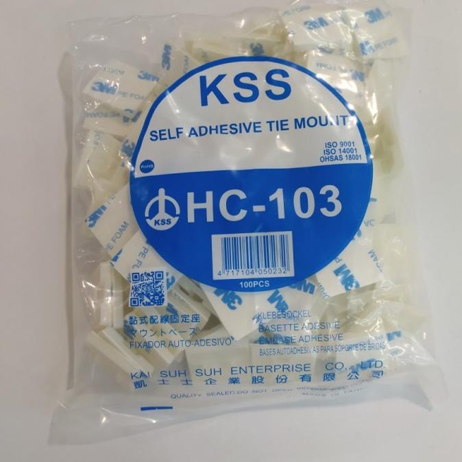 

KSS Self Adhesive Tie Mount HC-103 (PEREKAT 3M)