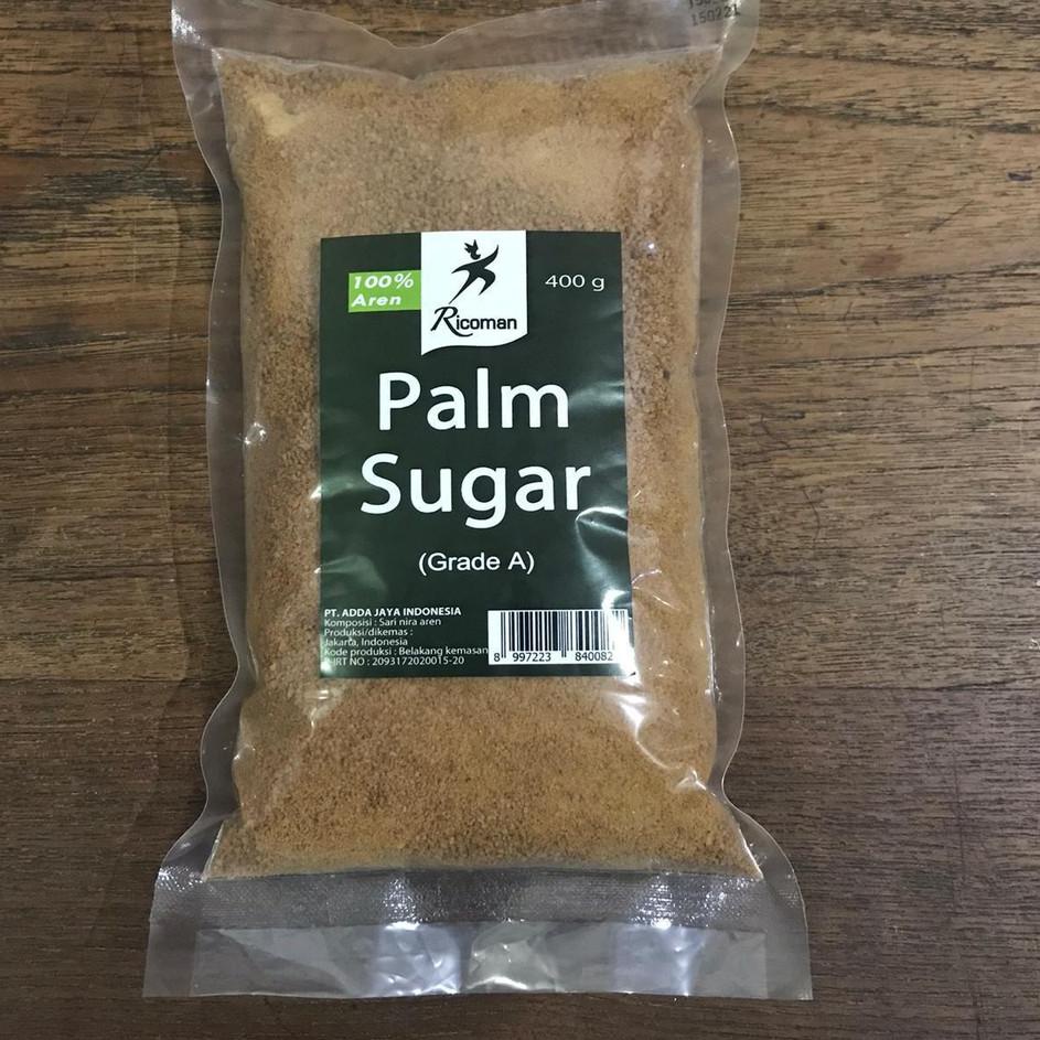 

Stock Banyak✦➧ Gula Palem - Gula Aren / Palm Sugar Ricoman 400gr 49 ➧