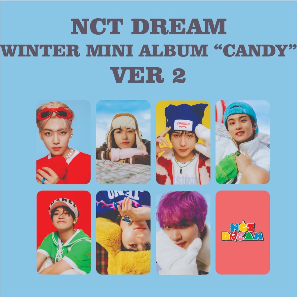 PHOTOCARD NCT DREAM WINTER MINI ALBUM CANDY