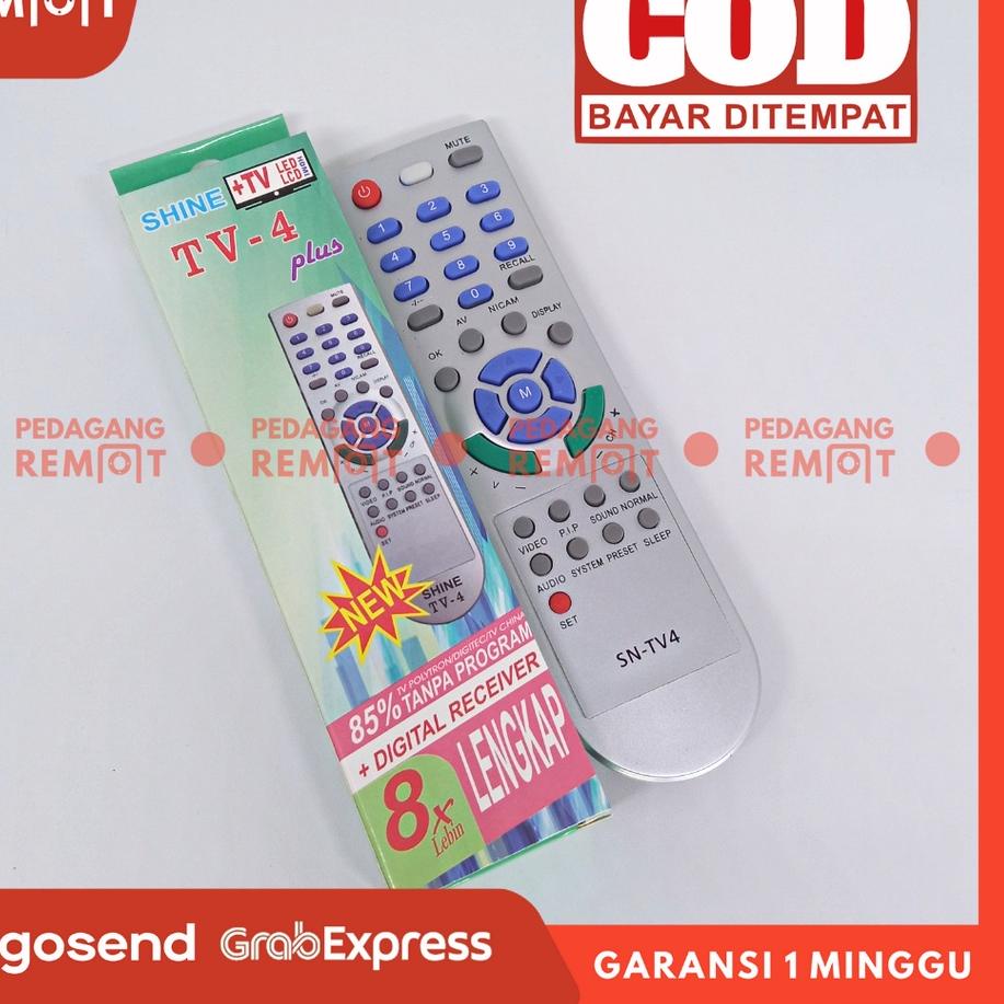 Jual Remot Remote Tv Tabung Lcd Led Multi Universal Chunghe Lg Samsung Polytron Toshiba