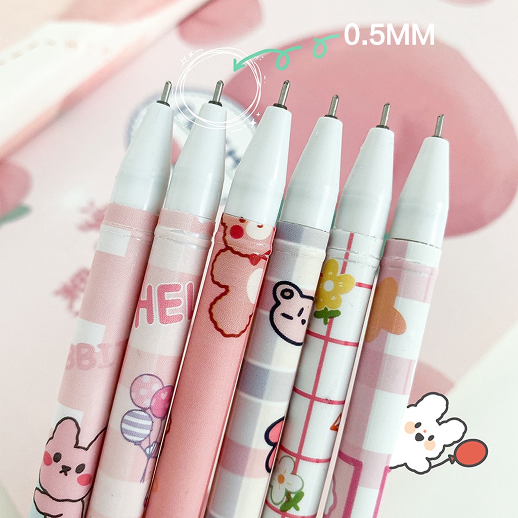 Erasable Gel Pen  Pulpen Gel - Bisa Dihapus - 0.5 mm Ballpoint Lucu