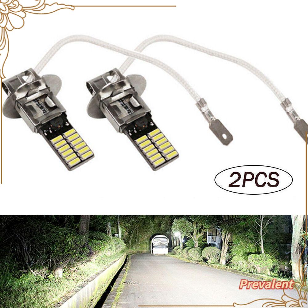 Preva 2Pcs Lampu Kabut Mobil 2 Pcs Super Terang H3 Hi/Low Kit Beam DRL