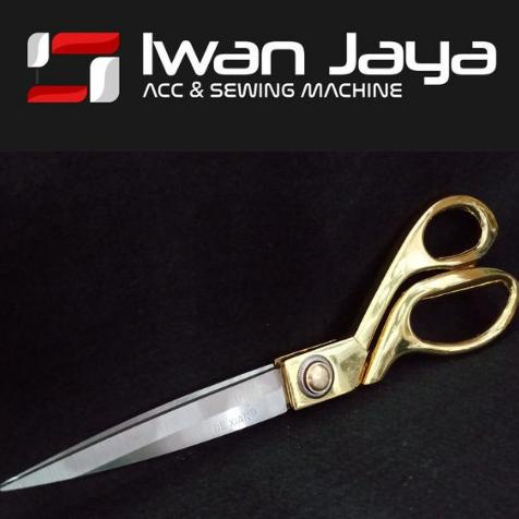 

[BISA COD] [DeXian] Gunting Emas / Gold DeXian Uk. 8 - 9.5 Inch