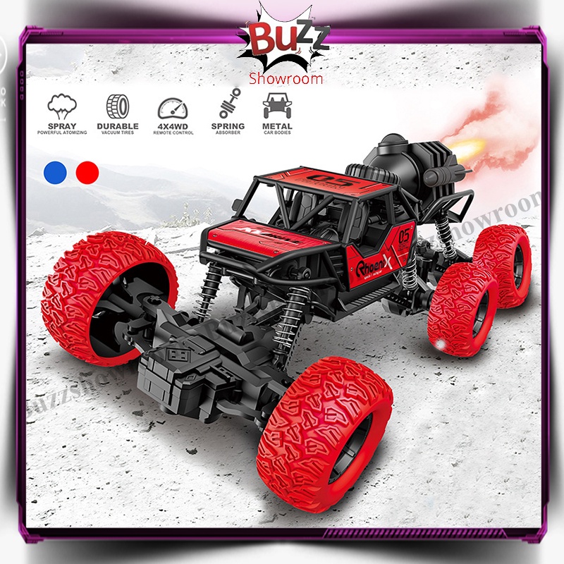 RC Mobil Mainan Climbing Car 6 Roda Spray Remote Kontrol Jeep Off Road