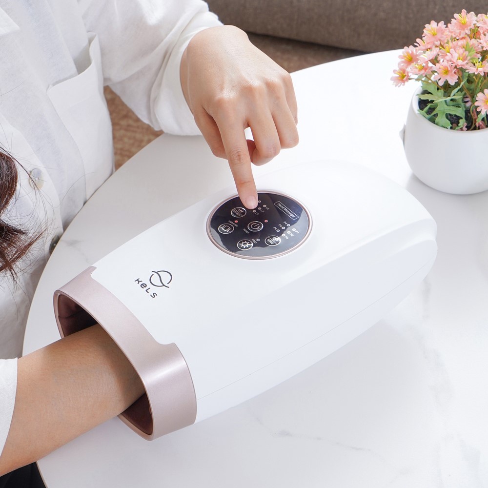 Informa Kels Alat Pijat Tangan Portable - Putih Hand Massager Alat Pemijat Tangan Praktis Alat Kesehatan Peralatan Pijat-5