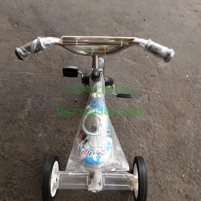 Sepeda Roda Tiga Alfrex Nikel Chrome Sincan #Original