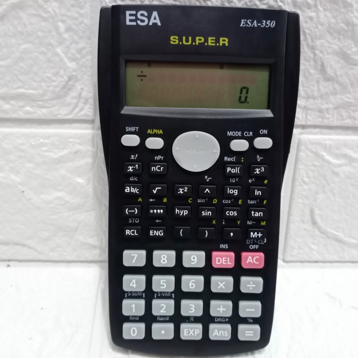 

TERBATAS 0KALKULATOR SCIENTIFIC ESA 350 SIN COS TAN