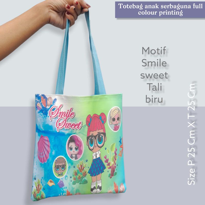 TOTEBAG ANAK SERBAGUNA FULL COLOR PRINTING