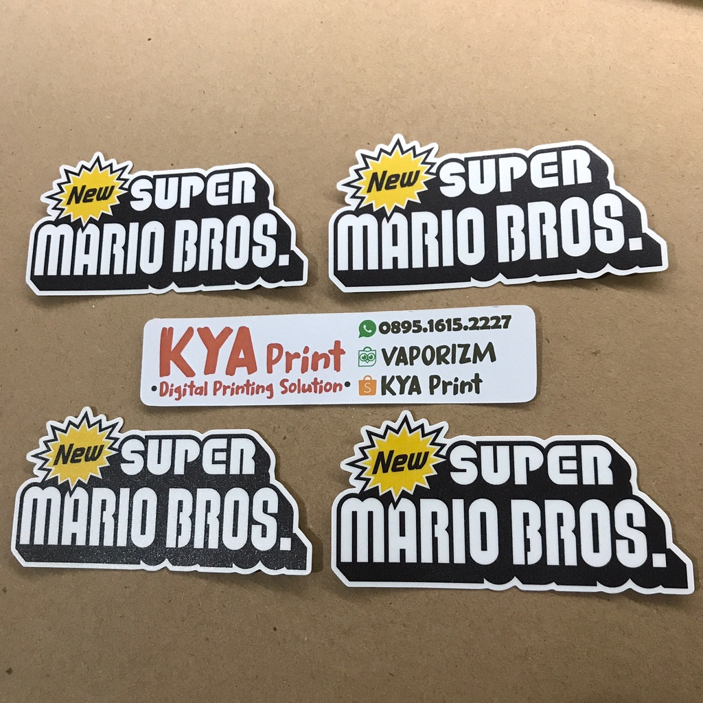 

NEW Super Mario Bros 2006 Premium Stiker