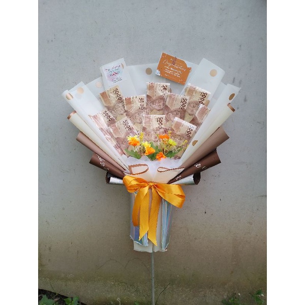 buket uang 10 lembar/buket uang kosongan