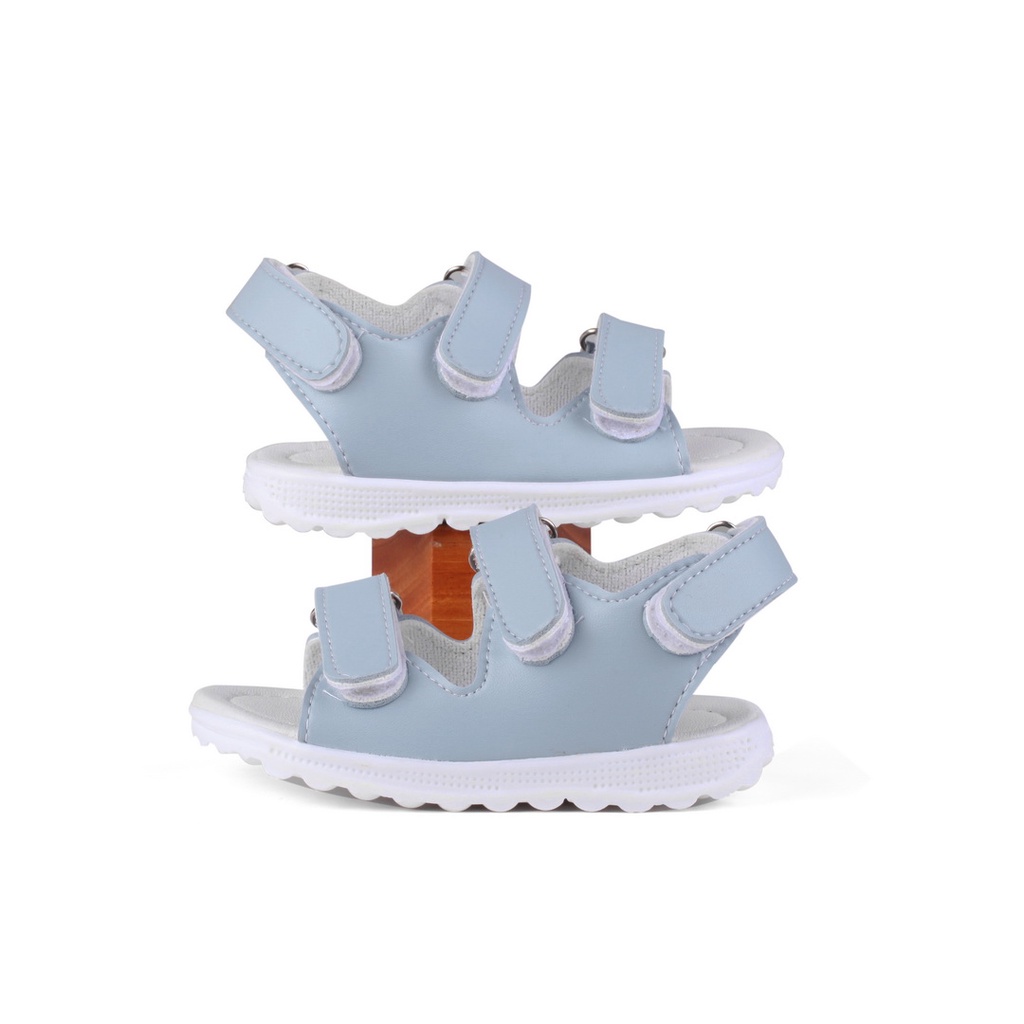 Sandal Anak Unisex Usia 1 2 Tahun Outsole Anti Slip STR Biru