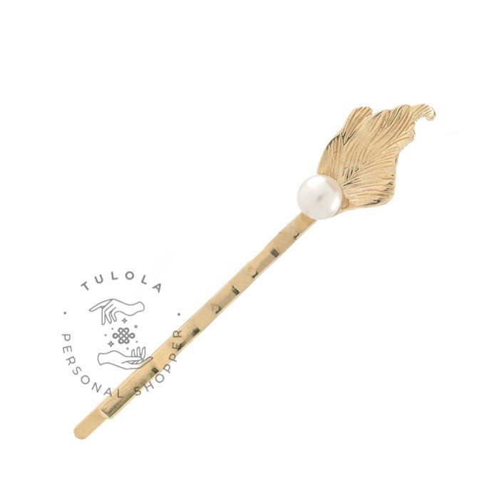 TULOLA JEWELRY - PETAL LEAF BOBBY PIN