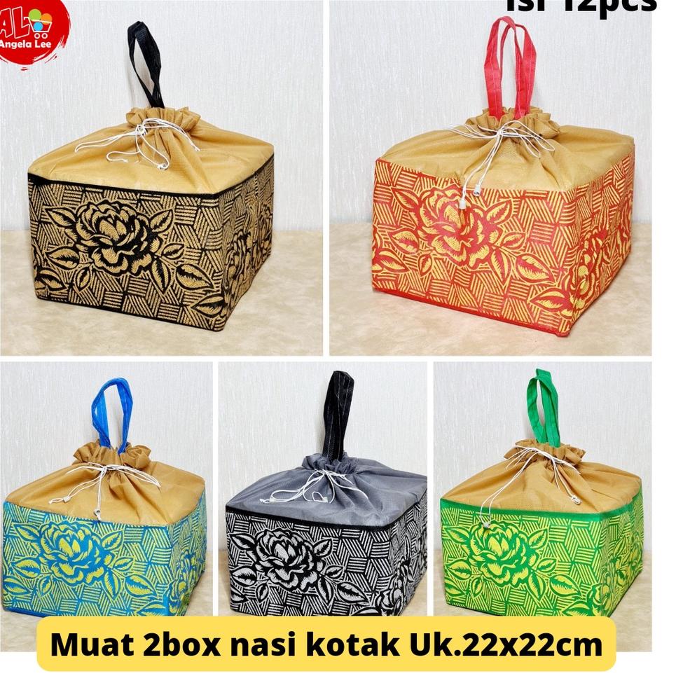 

[Terlaris Today] 12pcs Tas Kain Serut Motif Batik utk 2dus 22x22 Goodie Bag Hajatan syukuran spunbond besekan .,..,.,,,,.,