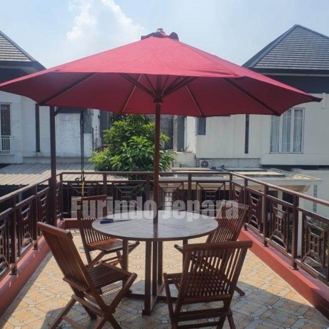 Tenda Meja Payung Cafe Set Kursi Meja Payung Taman