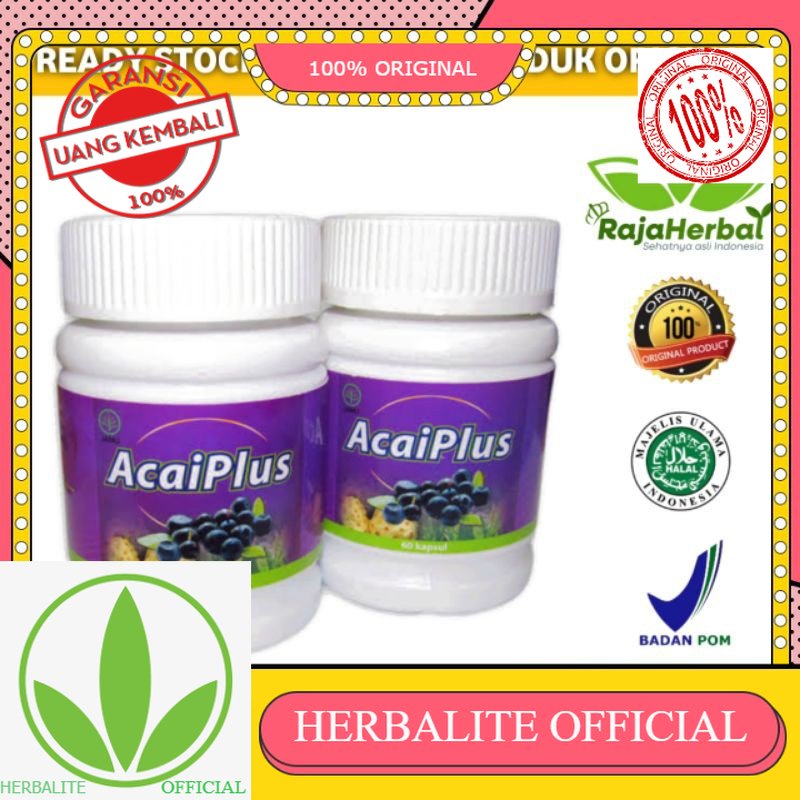 100% ORIGINAL ACAI PLUS NASA ORIGINAL DIET HERBAL ALAMI / PELANGSING BADAN TUBUH ACAI BERRY ASLI