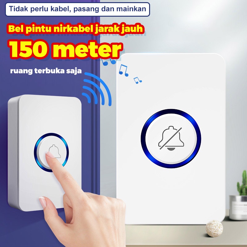Holiven Bel Pintu Nirkabel Pintar Mini Bernyanyi Nyaring / Mini Smart Doorbell