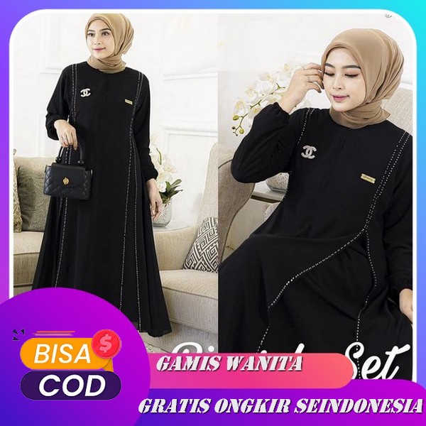 Maxy Mute/Gamis/Gamis Brukat/Gamis Formal/Gamis Pesta/Gamis Cantik/Gamis Murah/Gamis Terbaru Baju Ga