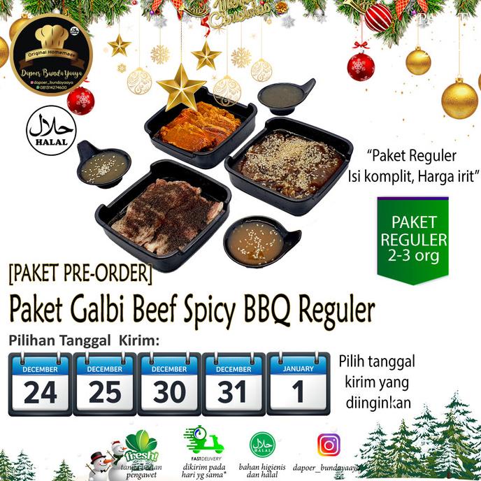 

[Pre Order] Paket Grill Galbi Beef Spicy Bbq + Beef Slice Reguler Storcicikfe