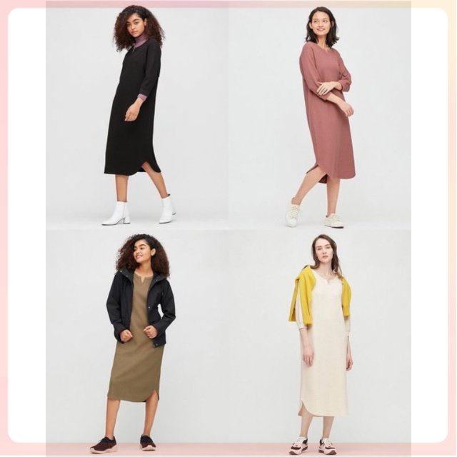 Uniqlo Waffle Knit Dress