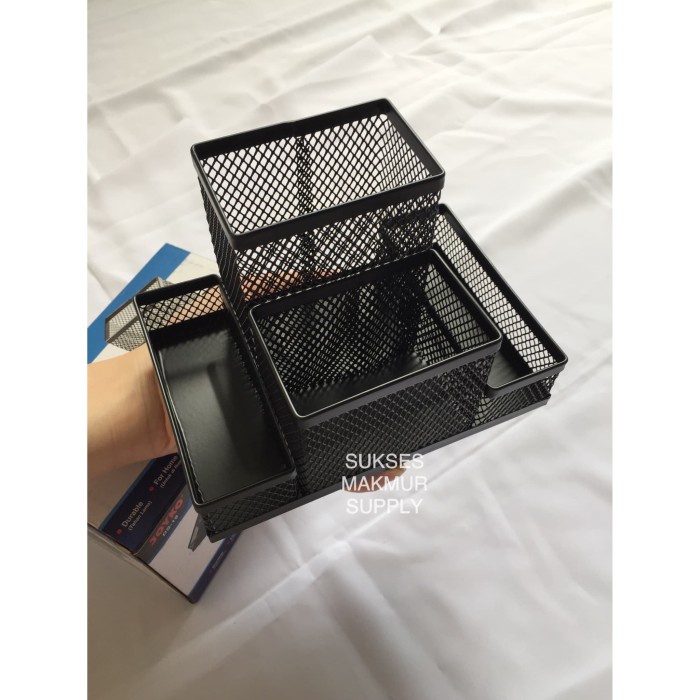 

EKSLUSIF Desk Set / Pen Holder / Tempat Alat Tulis Jaring Jala Joyko DS-19 Code 2058