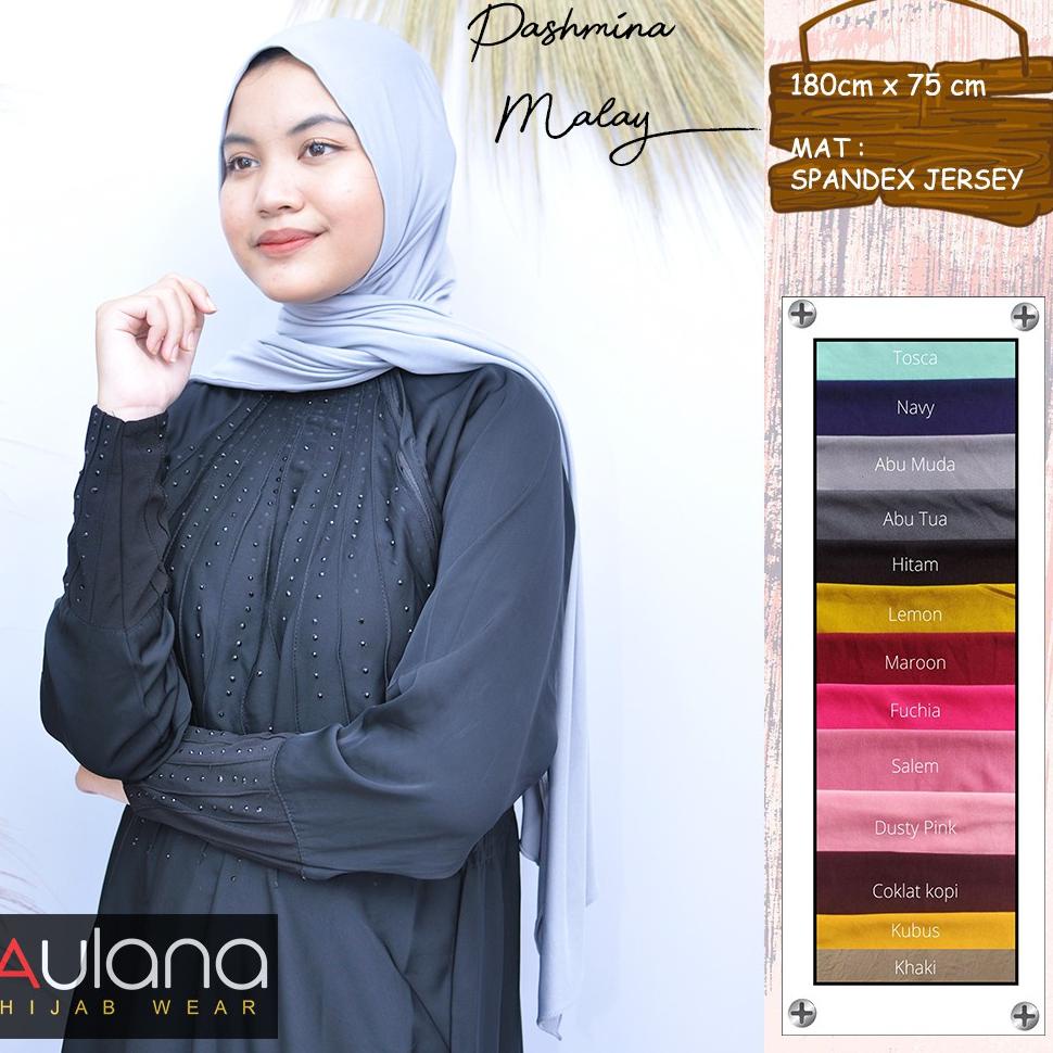 ₫ Jilbab Pashmina Malay Jersey Premium Hijab PASMINA PASHMINA MALAY MALAYSIA JERSEY Premium Ori Aula