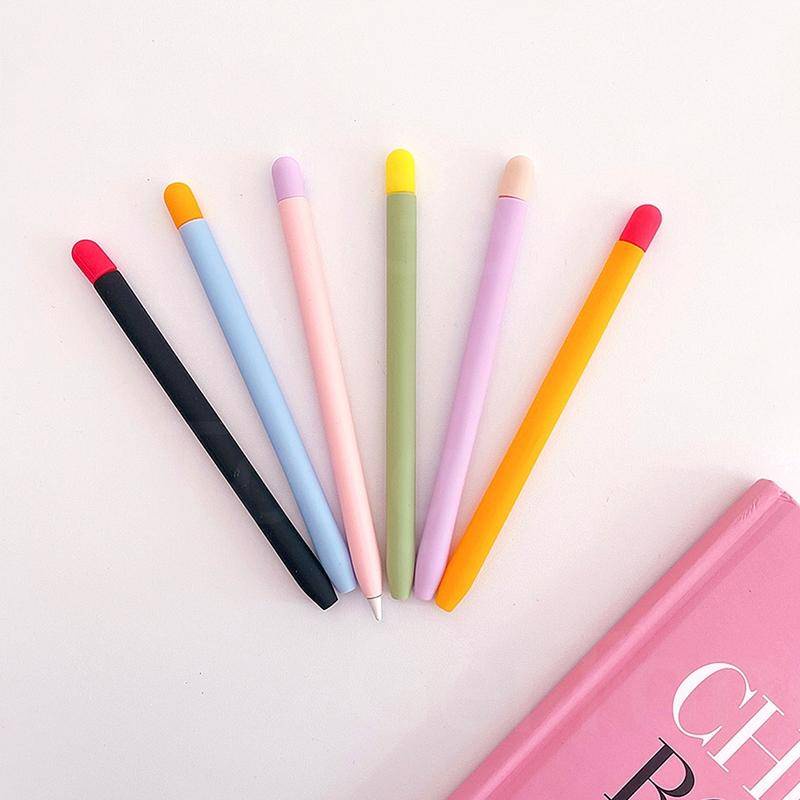 Silikon Lembut Untuk Apple Pensil 2kas iPad Tablet Touch Pen Stylus Pelindung Lengan Cover Anti Hilang Untuk iPad Pensil Accessorie