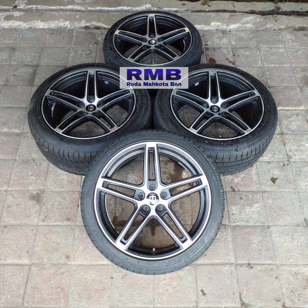 VELG SEKEN BEKAS MODEL PALANG 5 RING 20 + BAN CRV HRV INOVA