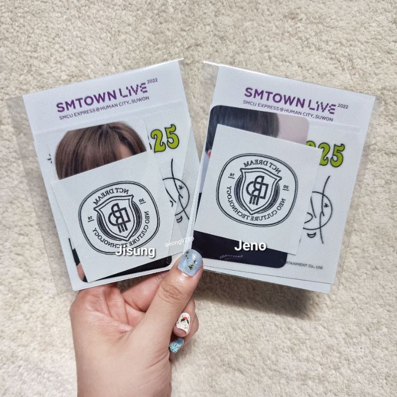 (Ready stock) AR Tattoo SMCU NCT Dream Jeno Jisung (sealed)