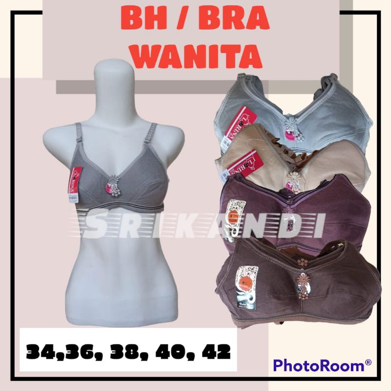 BH BRA SPORT TANPA KAWAT DEWASA LORINA BUSA TIPIS NON KAWAT