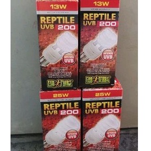 Lampu Uvb Exoterra 200/Lampu Exo Terra Uvb 200/Lampu UVB Reptil Kura Ular Tortoise Reptile EXOTERRA