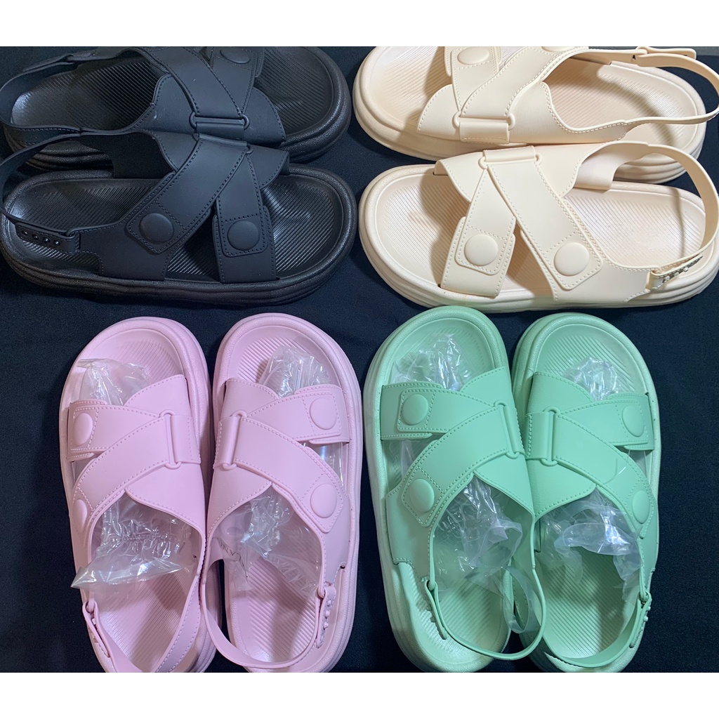 Sandal Tali Wanita Sandal Wanita Karet Sandal Gunung, sendal korea