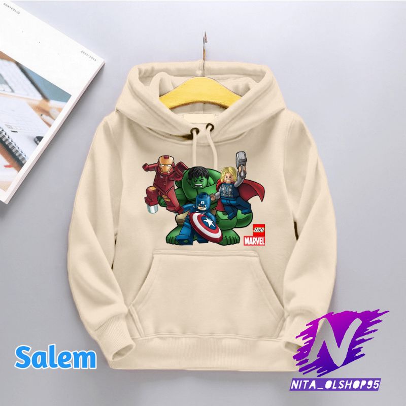 lego marvel hoodie sweater anak lego marvel avengers