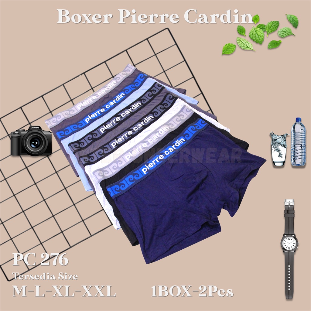 Pierre Cardin Celana Boxer Pria PC 276 1 Box isi 2Pcs