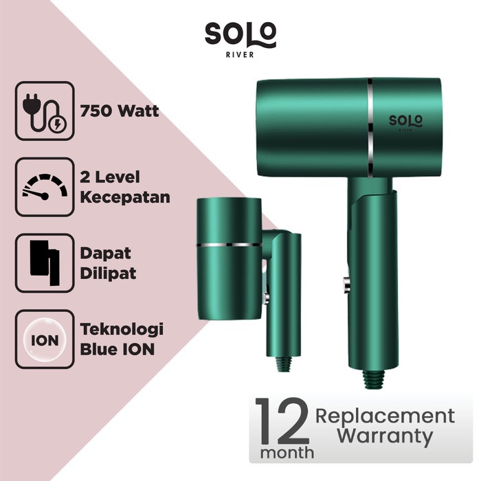 Solo River Hair Dryer Lipat Pengering Rambut