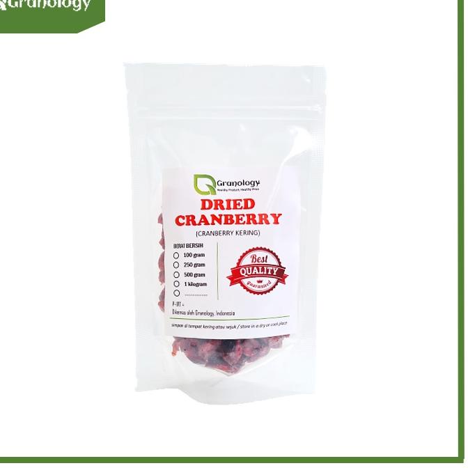 

↕Terlaris↕ RYCQD Cranberry Kering / Dried Cranberry (100 Gram) by Granology 36 ✸Terkini