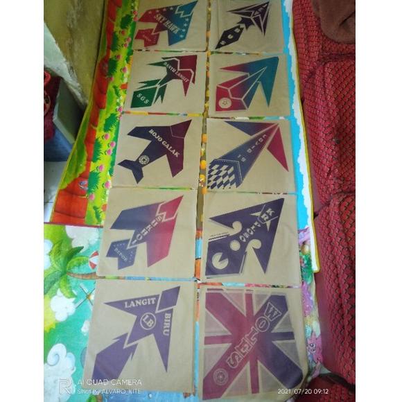 ₫ Kertas layangan coklat(100pcs) ₮