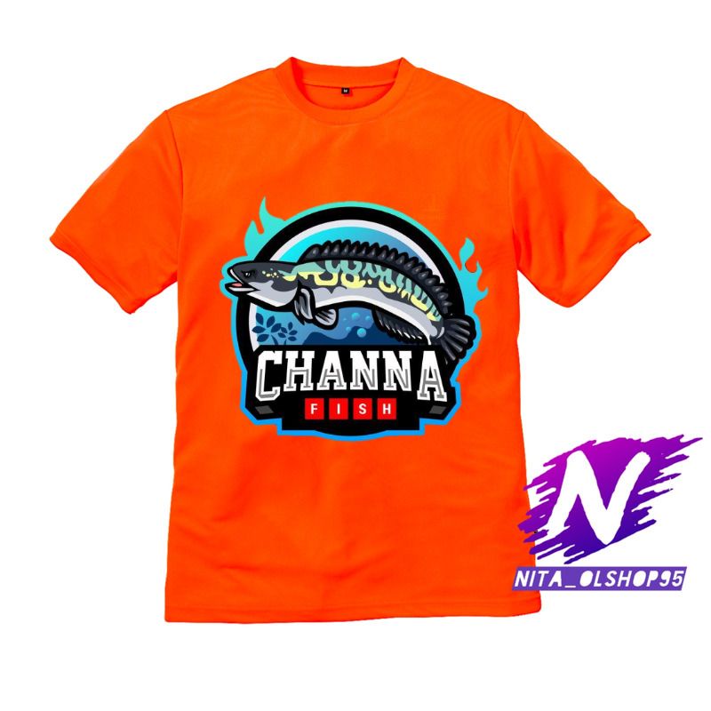 kaos anak chana fish baju anak ikan chana cana