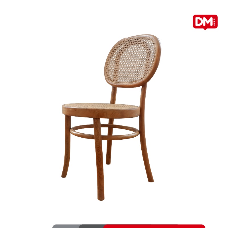 Kursi Rotan Bulat - DM Mebel