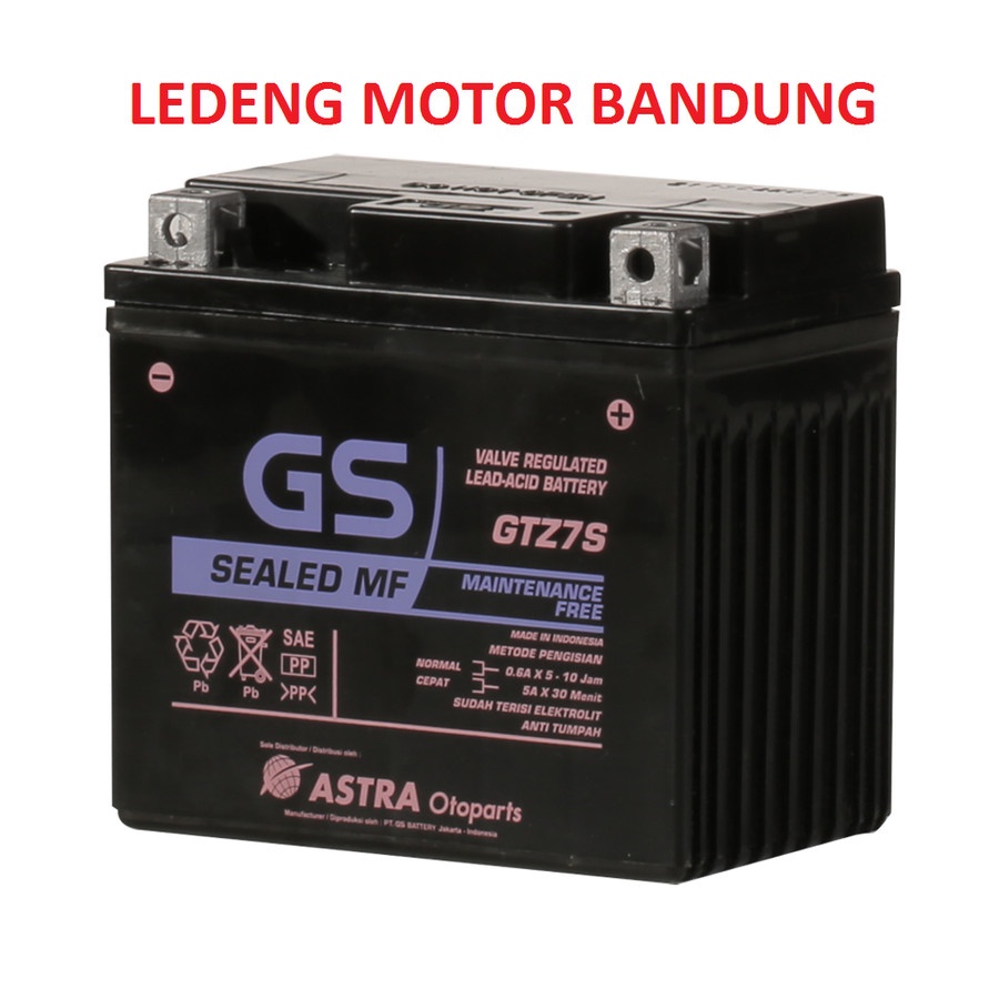 GS Astra GTZ-7S MF Accu GTZ7S Aki Kering Satria FU Vario 125 Nmax CB150R