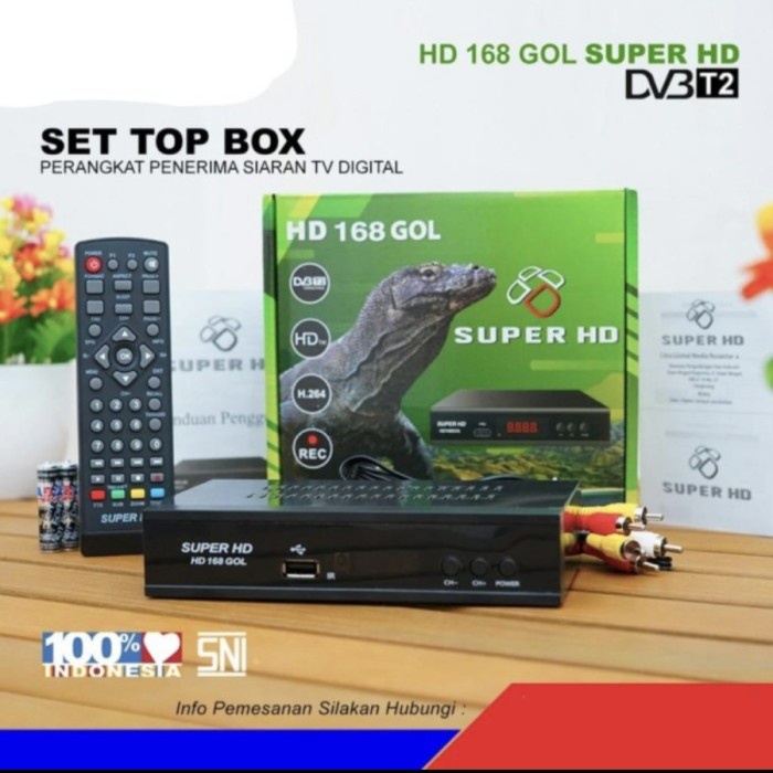 SET TOP BOX STB TV DIGITAL PENCARI SIGNAL SIARAN TV EVERCROSS EVINIX BERGARANSI