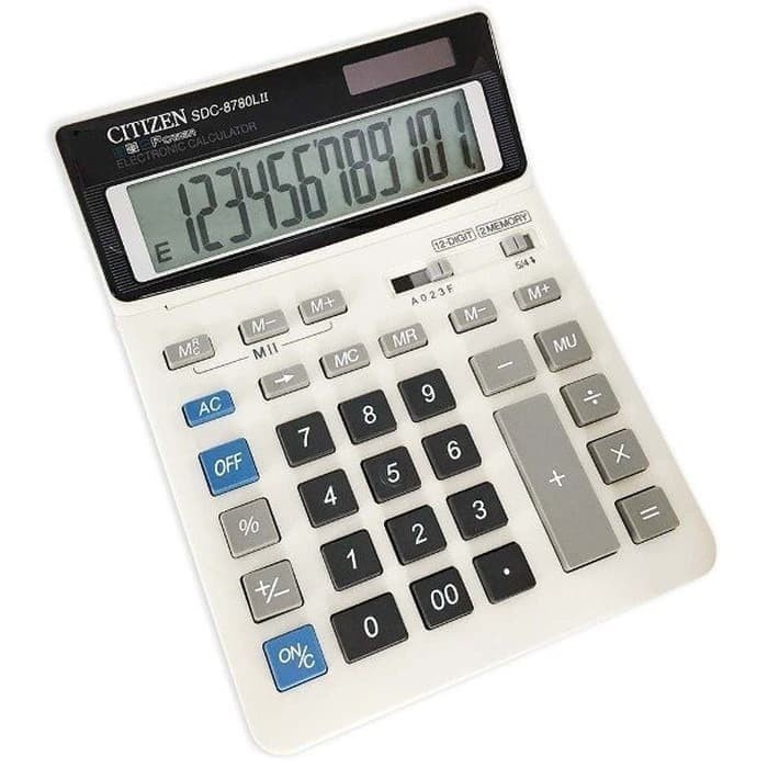 

EKSLUSIF Citizen Calculator SDC 8780 L 11 ORIGINAL