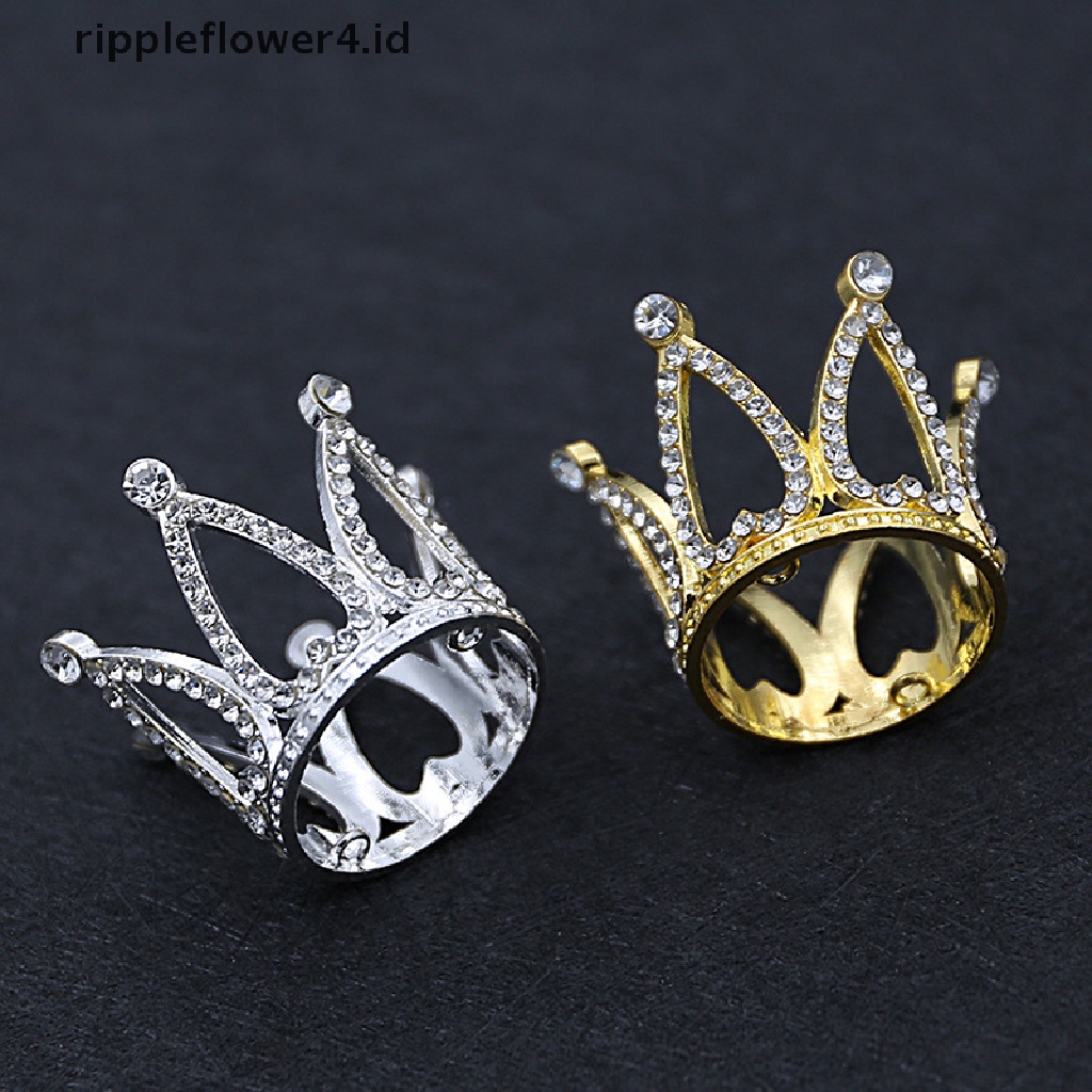 {rippleflower4.id} 1pc Tiara Mahkota Princess Mini Romantis Mutiara Garland Anak Hiasan Rambut Dekorasi Pernikahan Hair Jewelry~