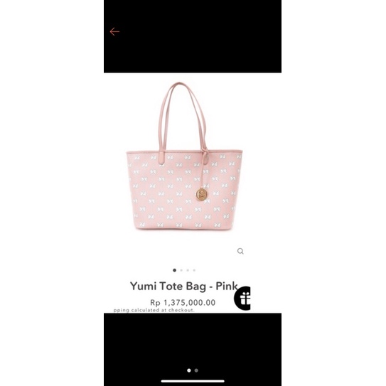 Preloved tas buttonscarves yumi tote bag