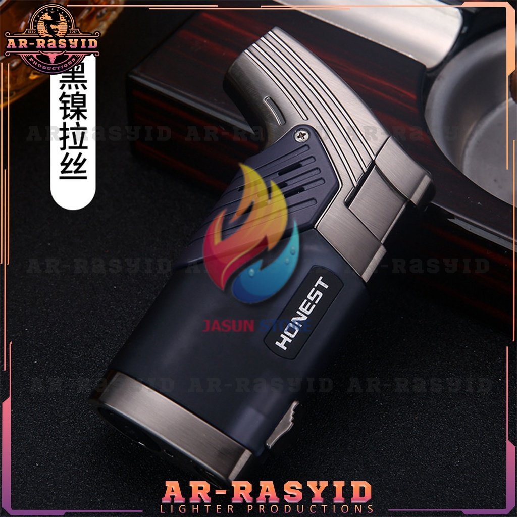 BISA COD! Korek Api Las Gas 2 Api Honest Lighter BCZ 776-1