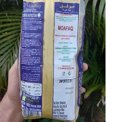 

Harga Murah Beras Basmati premium Extra Long | Moafaq 1kg | Nasi Kebuli |Nasi Mandi 45G++