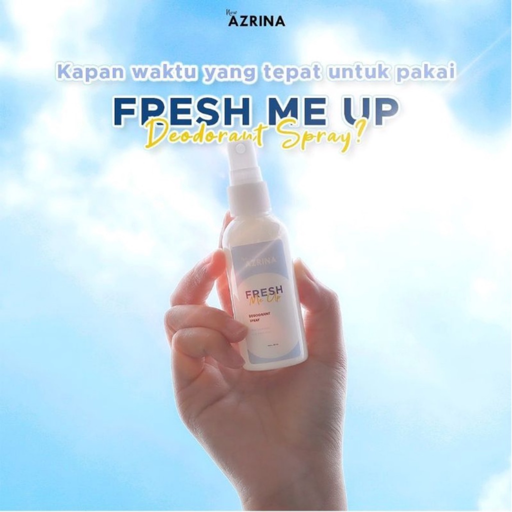 [ FREE GIFT ] Azrina Fresh Me Up Deodorant Spray Tawas - Deodoran Mengatasi Keringat dan Bau Badan