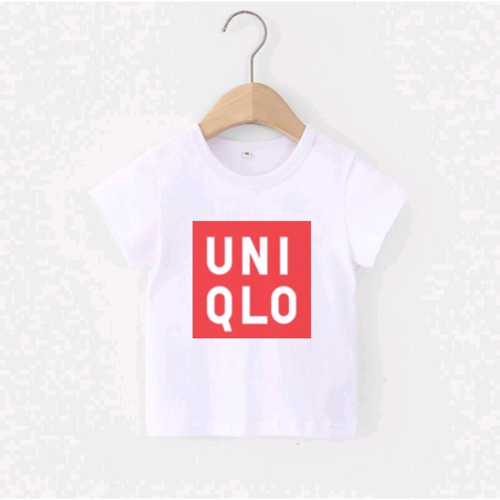 Baju kaos Uniglo bahan katun size M SAMPAI XXXL usia 1 sampai 12 tahun