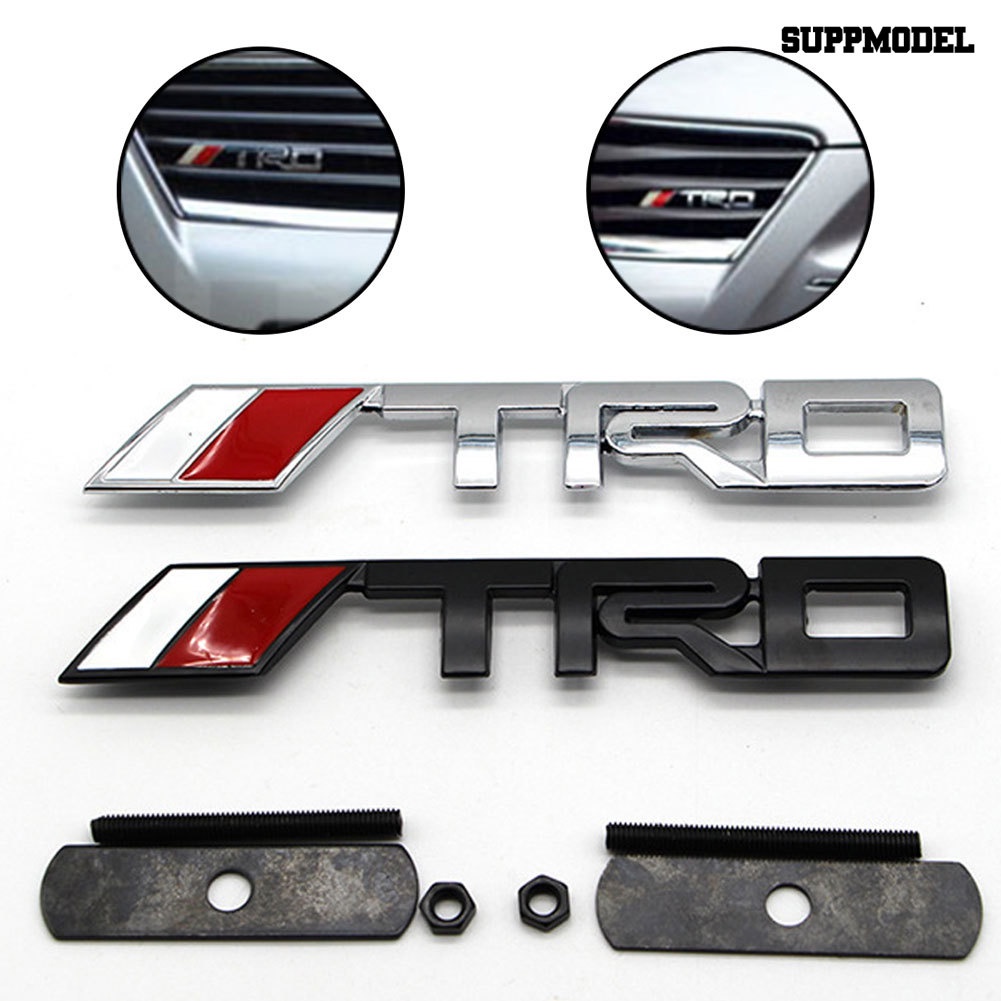 [Auto] Logo Badge 3D Mobil Styling TRD Front Grille Emblem Stiker Untuk Toyota Auto Decal