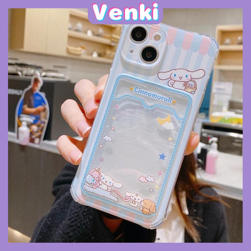 Case iPhone 14 Pro Max Card Holder Case Transparent Simple Case Card Storage Cute Dog Camera Protection Shockproof For iPhone 14 13 12 11 Plus Pro Max 7 Plus X XR