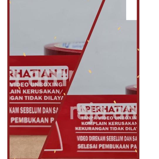 

⇔ LAKBAN FRAGILE UNBOXING / MAKE YOUR VIDEO UNBOXING / LAKBAN MUDAH PECAH BELAH VARIAN SATUAN フ